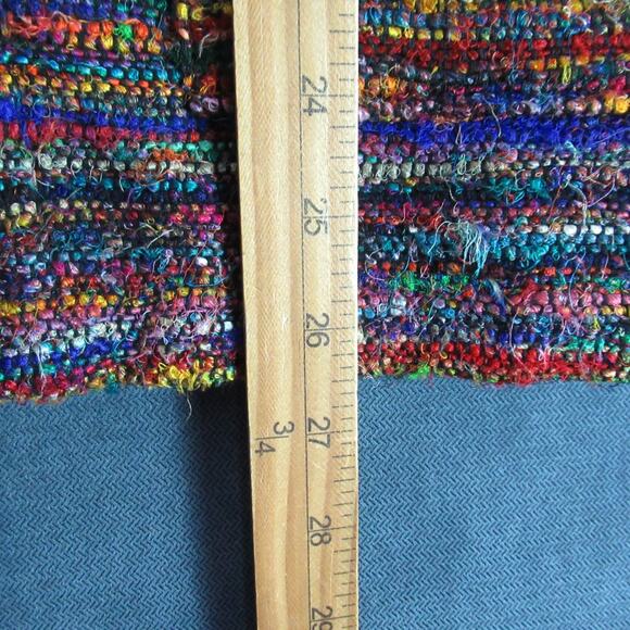 Vtg The Territory Ahead Jacket Womens Large Multicolor Woven Boho Hipster Blazer - Picture 4 of 7